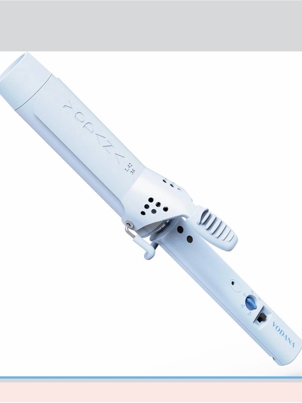 Vodana Glamwave Curling Iron - blue